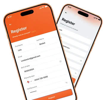 Android app development mockup