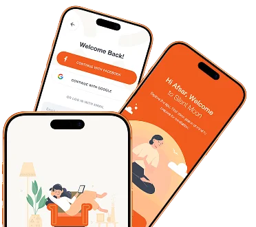 Native app development company mockup